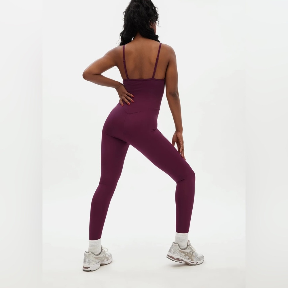 Girlfriend Collective Plum Training and Yoga Unitard